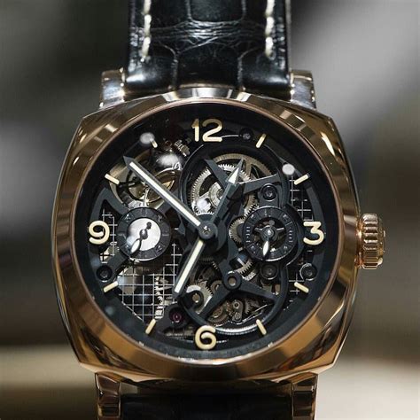 panerai skeleton watch